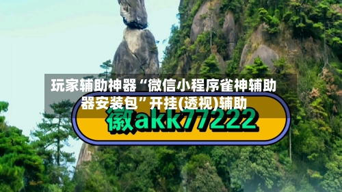 玩家辅助神器“微信小程序雀神辅助器安装包”开挂(透视)辅助