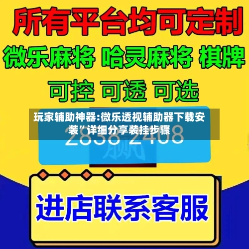 玩家辅助神器:微乐透视辅助器下载安装”详细分享装挂步骤
