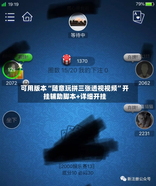 可用版本“随意玩拼三张透视视频”开挂辅助脚本+详细开挂-第3张图片