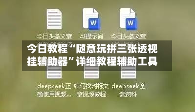 今日教程“随意玩拼三张透视挂辅助器	”详细教程辅助工具-第2张图片