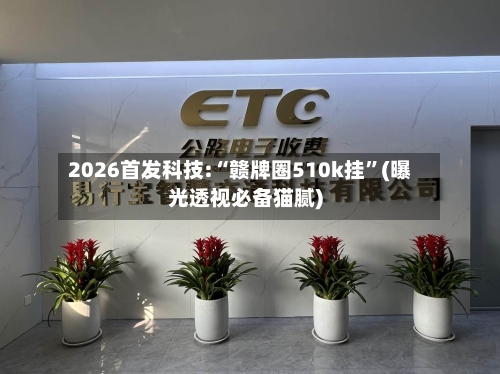 2026首发科技:“赣牌圈510k挂”(曝光透视必备猫腻)-第2张图片
