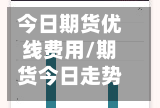今日期货优线费用/期货今日走势分析及建议-第2张图片
