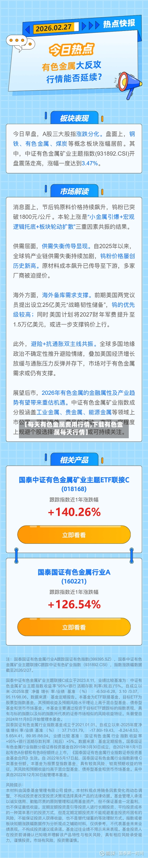 【每天有色金属费用行情,下载有色金属每天行情】-第3张图片