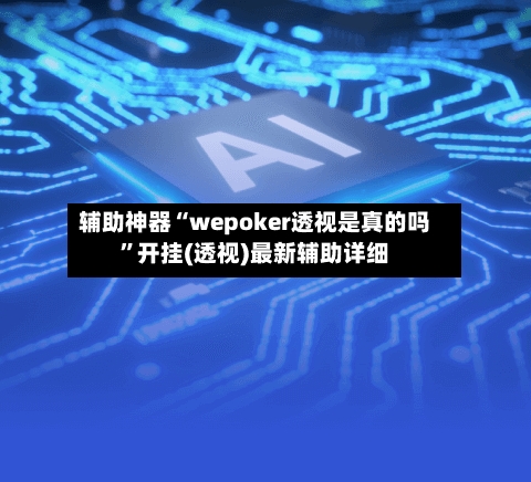 辅助神器“wepoker透视是真的吗”开挂(透视)最新辅助详细-第2张图片