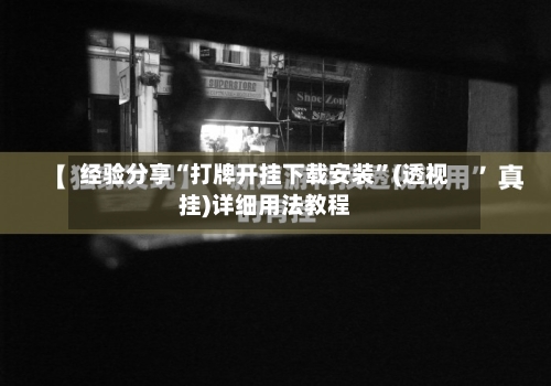 经验分享“打牌开挂下载安装”(透视挂)详细用法教程-第2张图片