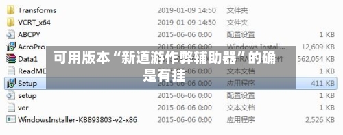 可用版本“新道游作弊辅助器	”的确是有挂-第2张图片
