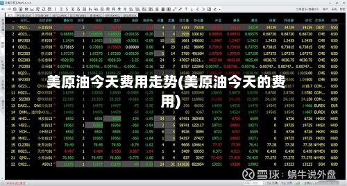 美原油今天费用走势(美原油今天的费用)