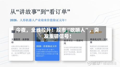 今夜	，全线拉升！股市“吹哨人”，突发重磅信号！-第3张图片