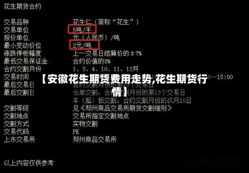 【安徽花生期货费用走势,花生期货行情】-第2张图片