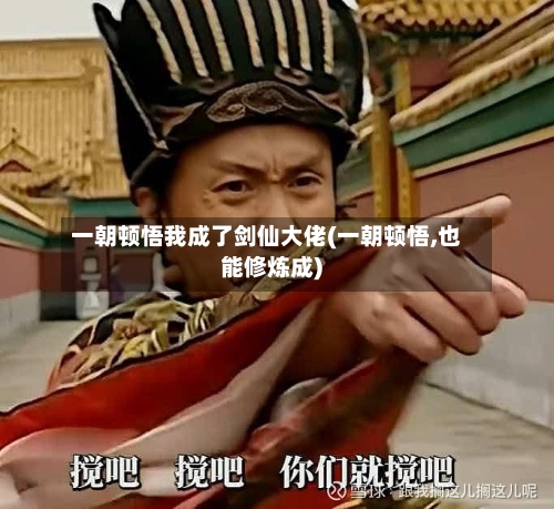 一朝顿悟我成了剑仙大佬(一朝顿悟,也能修炼成)