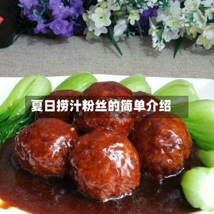 夏日捞汁粉丝的简单介绍