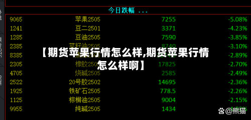 【期货苹果行情怎么样,期货苹果行情怎么样啊】