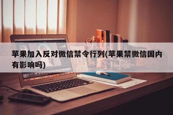 苹果加入反对微信禁令行列(苹果禁微信国内有影响吗)